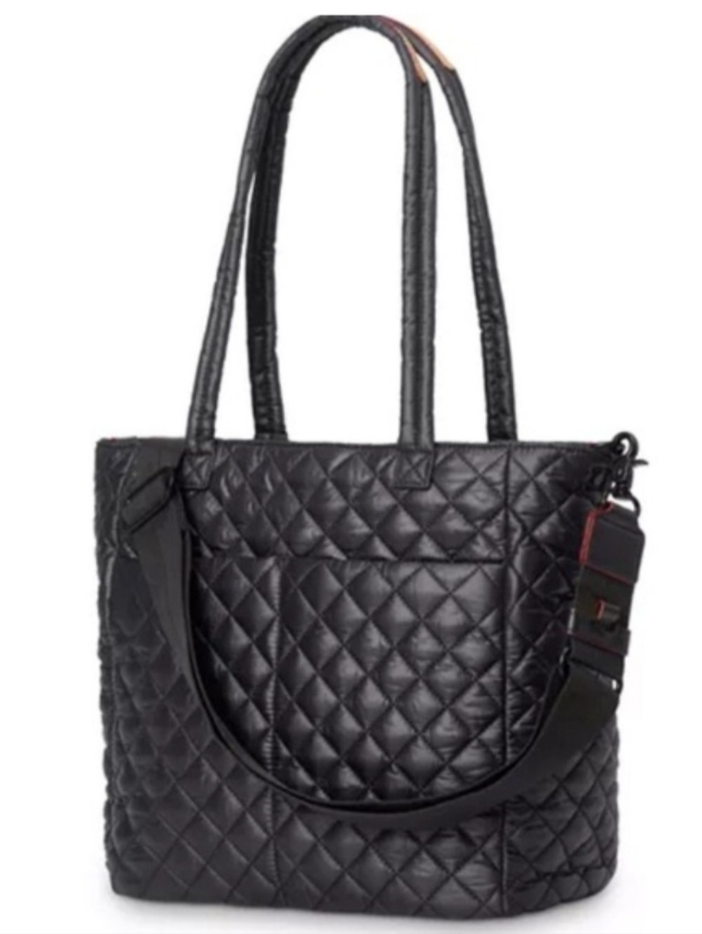 MZ Wallace  Metro Quatro👜 Tote/ Black Color Pink Interior Travel Work Vacation